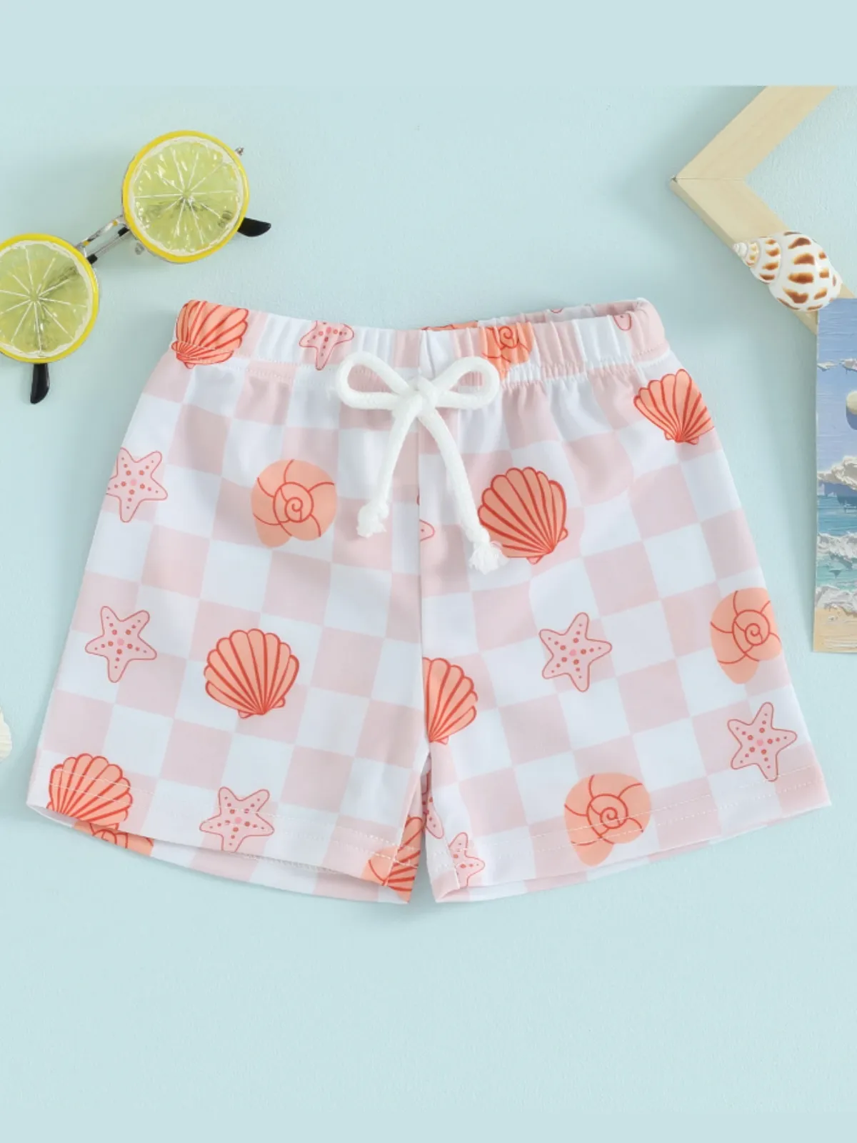 Summertime Fun Boys Printed Swim Trunks