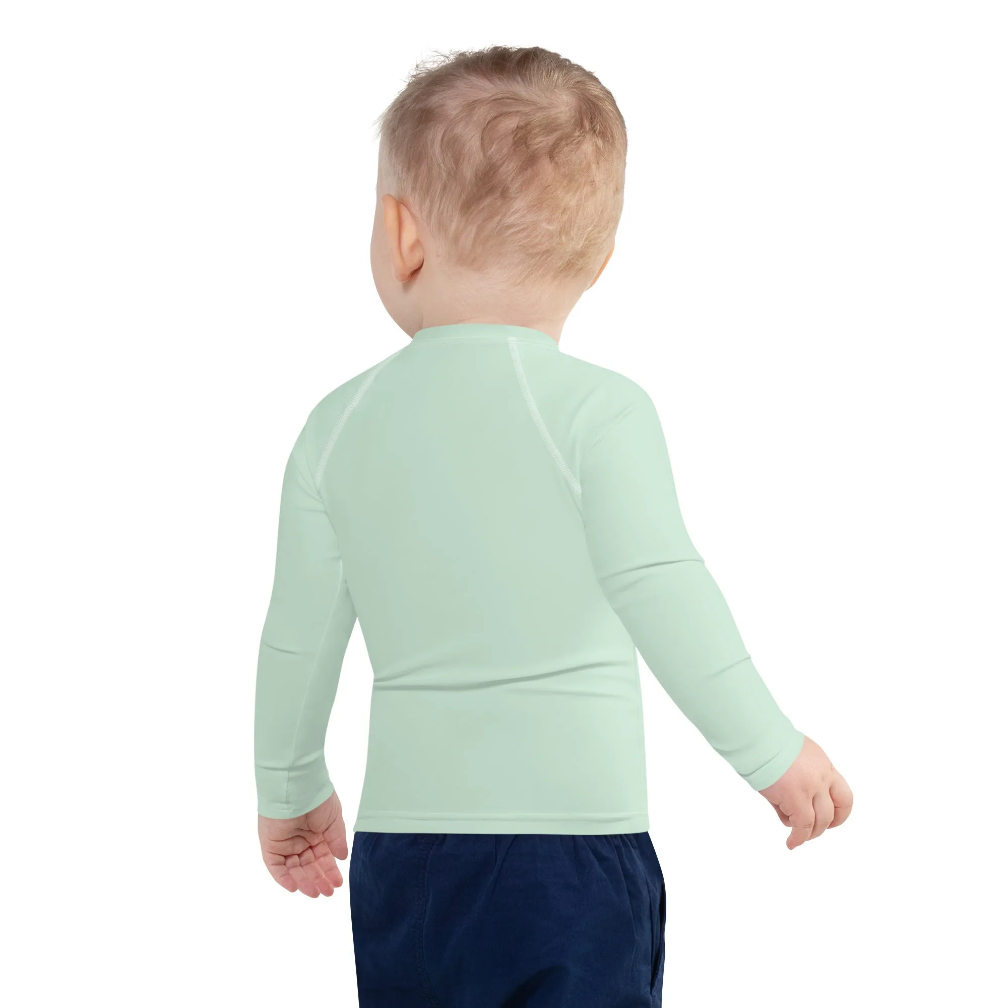 Sun-Soaked Adventures: Solid Color Rash Guards for Boys - Surf Crest