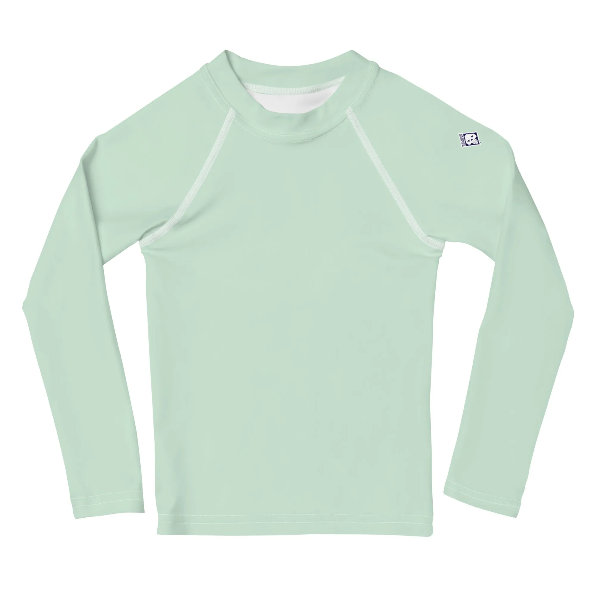 Sun-Soaked Adventures: Solid Color Rash Guards for Boys - Surf Crest