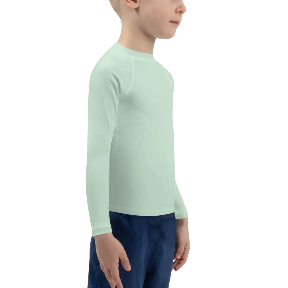 Sun-Soaked Adventures: Solid Color Rash Guards for Boys - Surf Crest