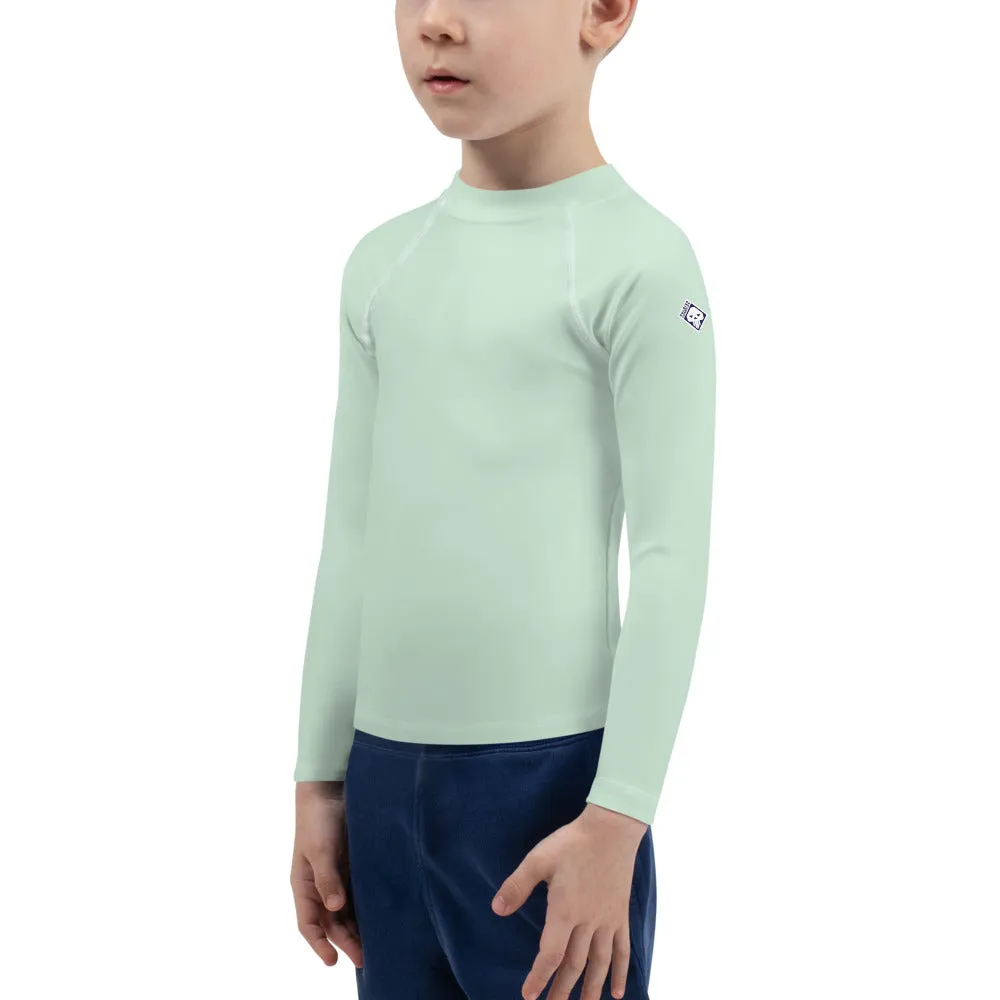 Sun-Soaked Adventures: Solid Color Rash Guards for Boys - Surf Crest