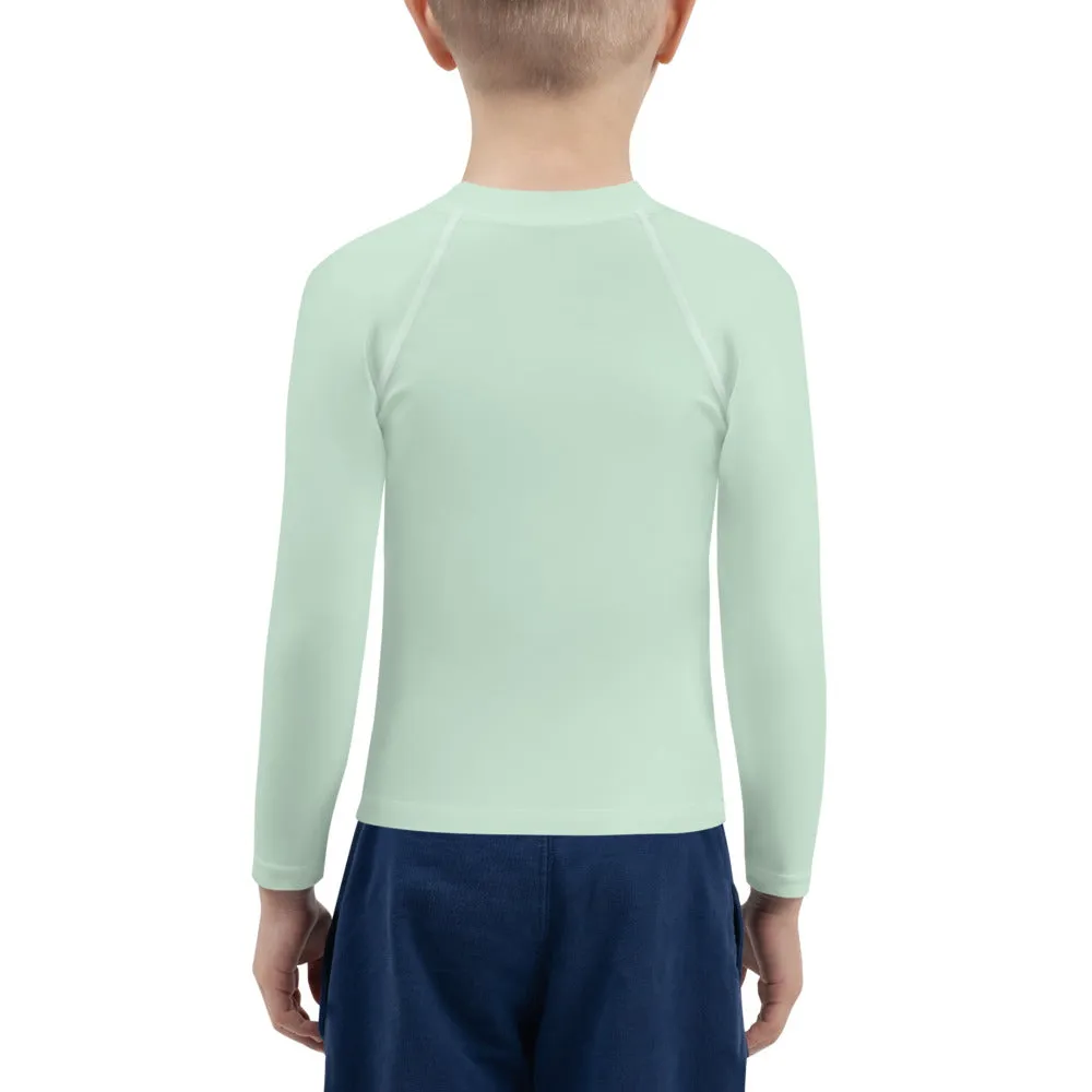 Sun-Soaked Adventures: Solid Color Rash Guards for Boys - Surf Crest