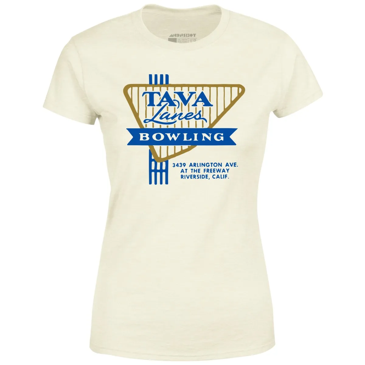 Tava Lanes - Riverside, CA - Vintage Bowling Alley - Women's T-Shirt