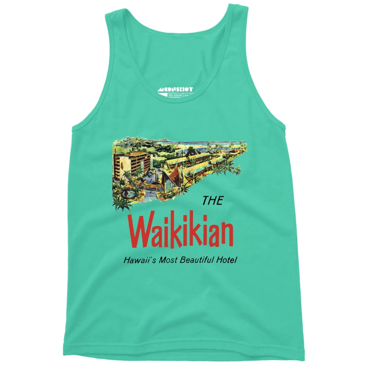 The Waikikian - Waikiki, HI - Vintage Hotel - Unisex Tank Top