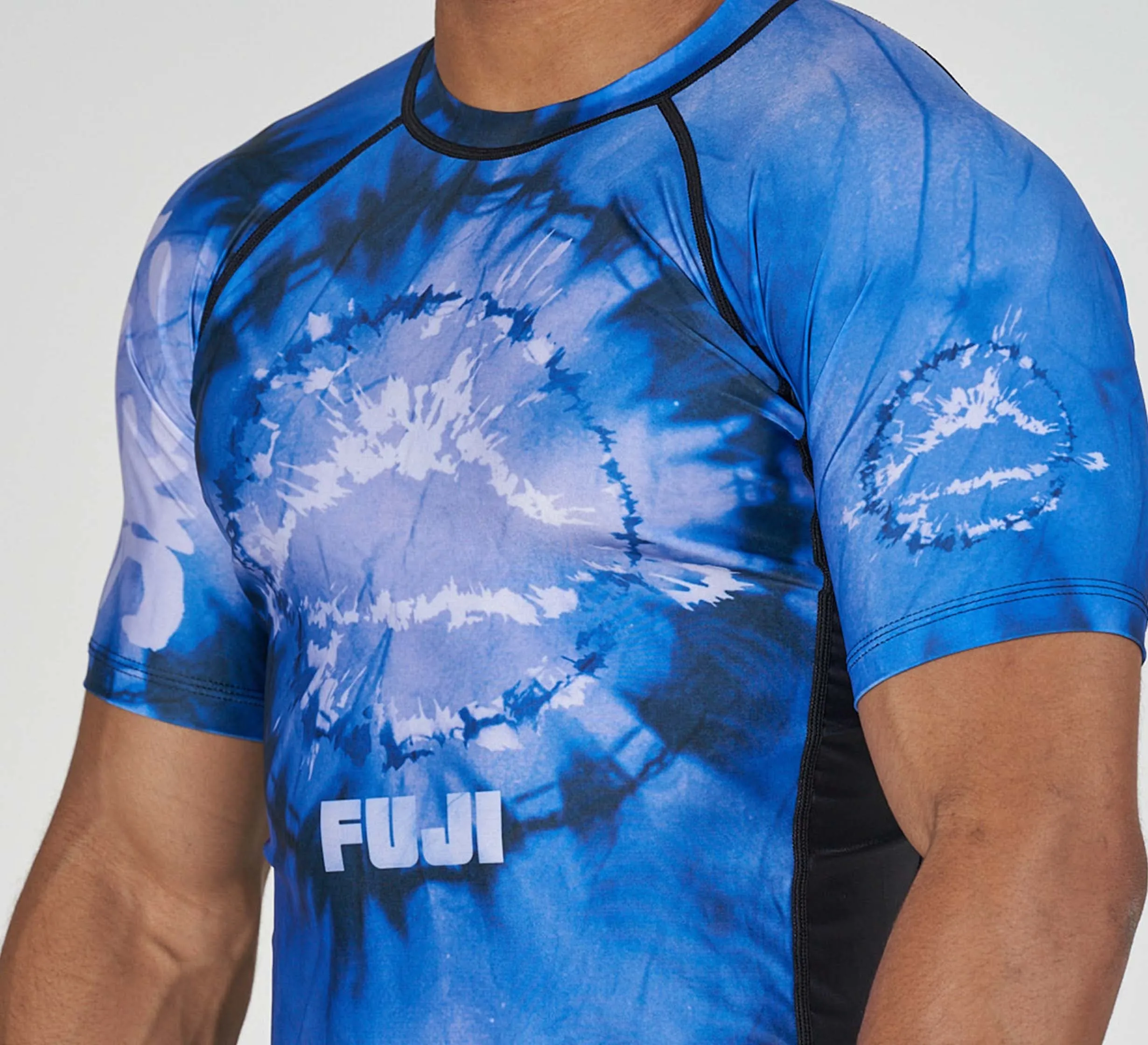 Tie Dye Flex Lite Rashguard Blue