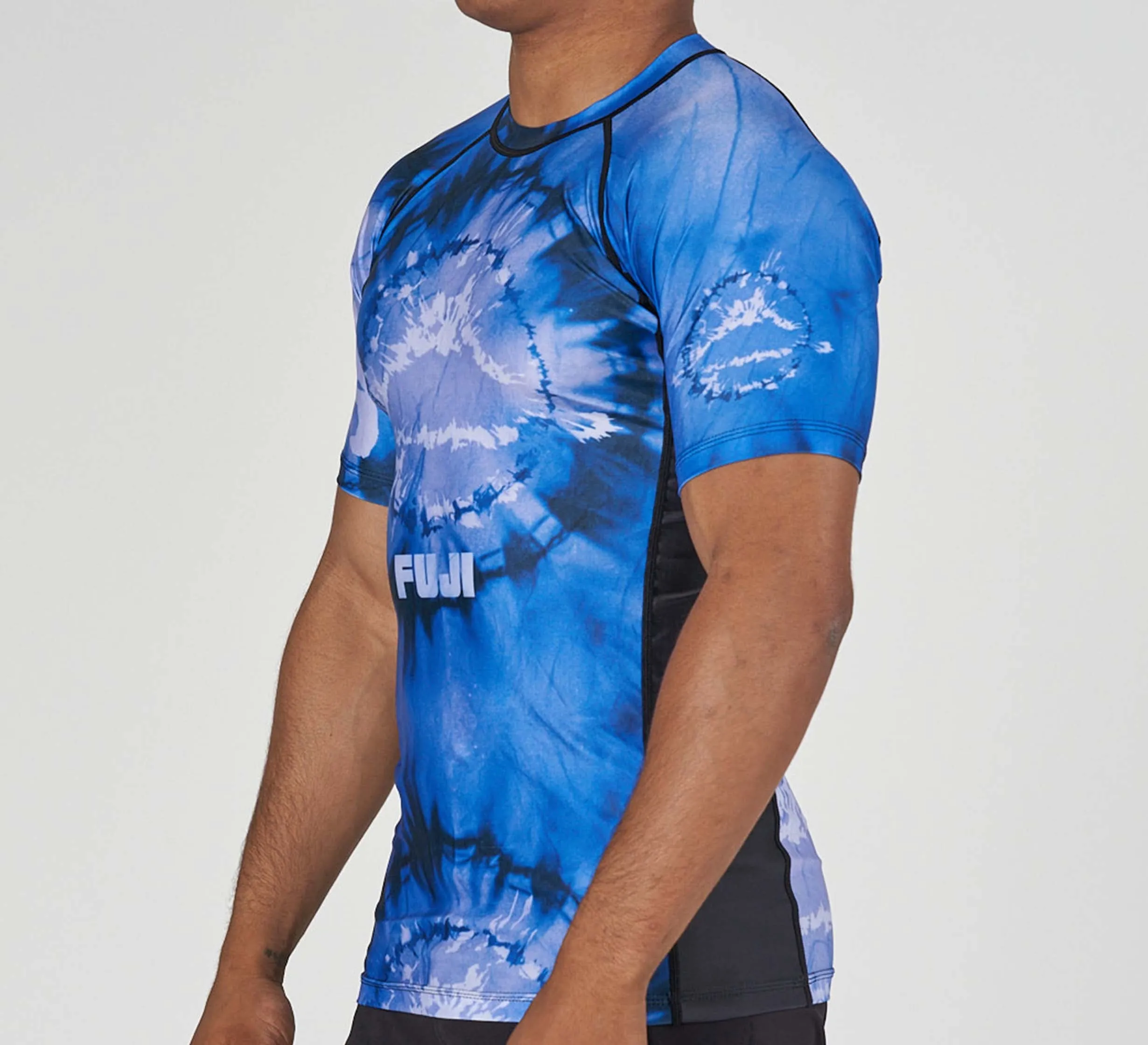 Tie Dye Flex Lite Rashguard Blue