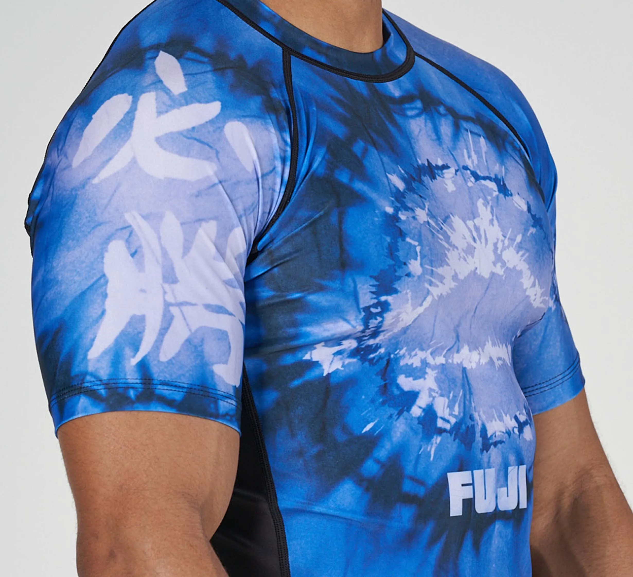 Tie Dye Flex Lite Rashguard Blue