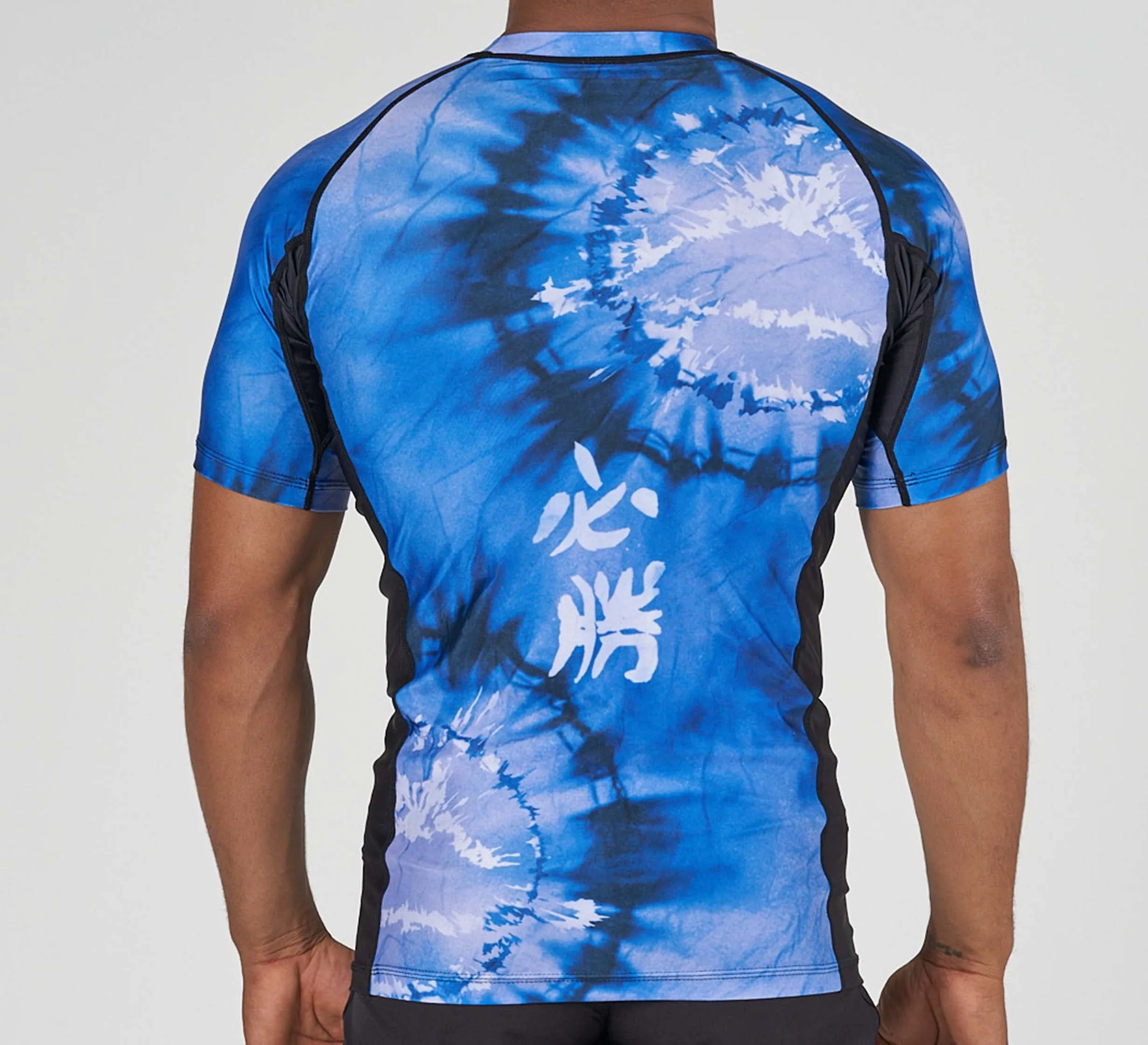 Tie Dye Flex Lite Rashguard Blue