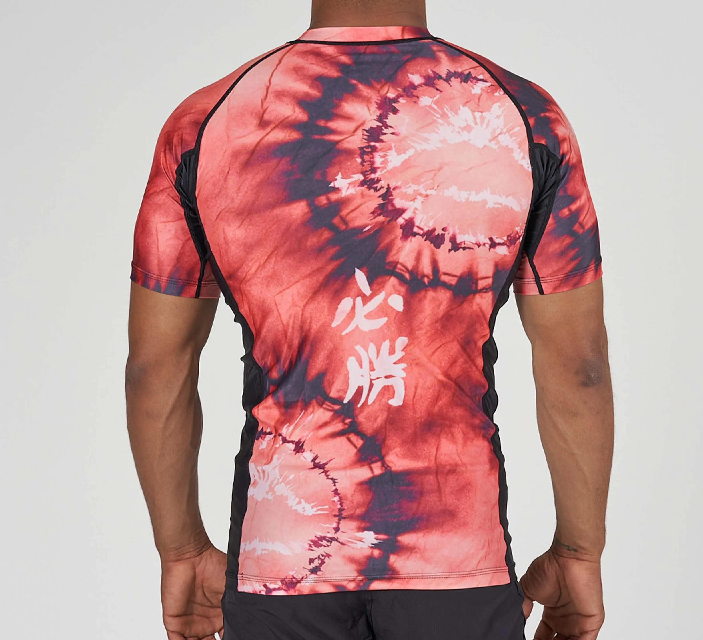 Tie Dye Flex Lite Rashguard Red