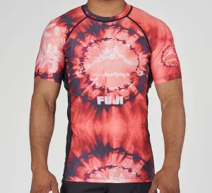 Tie Dye Flex Lite Rashguard Red