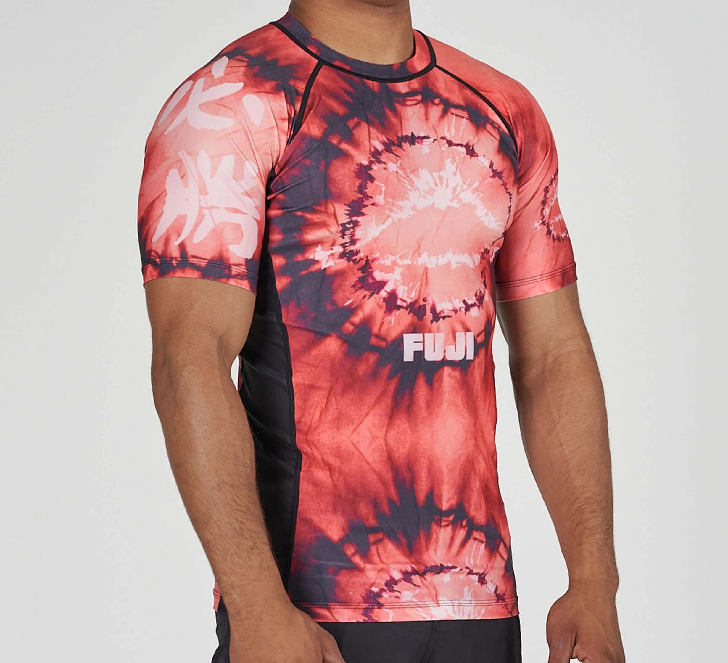 Tie Dye Flex Lite Rashguard Red