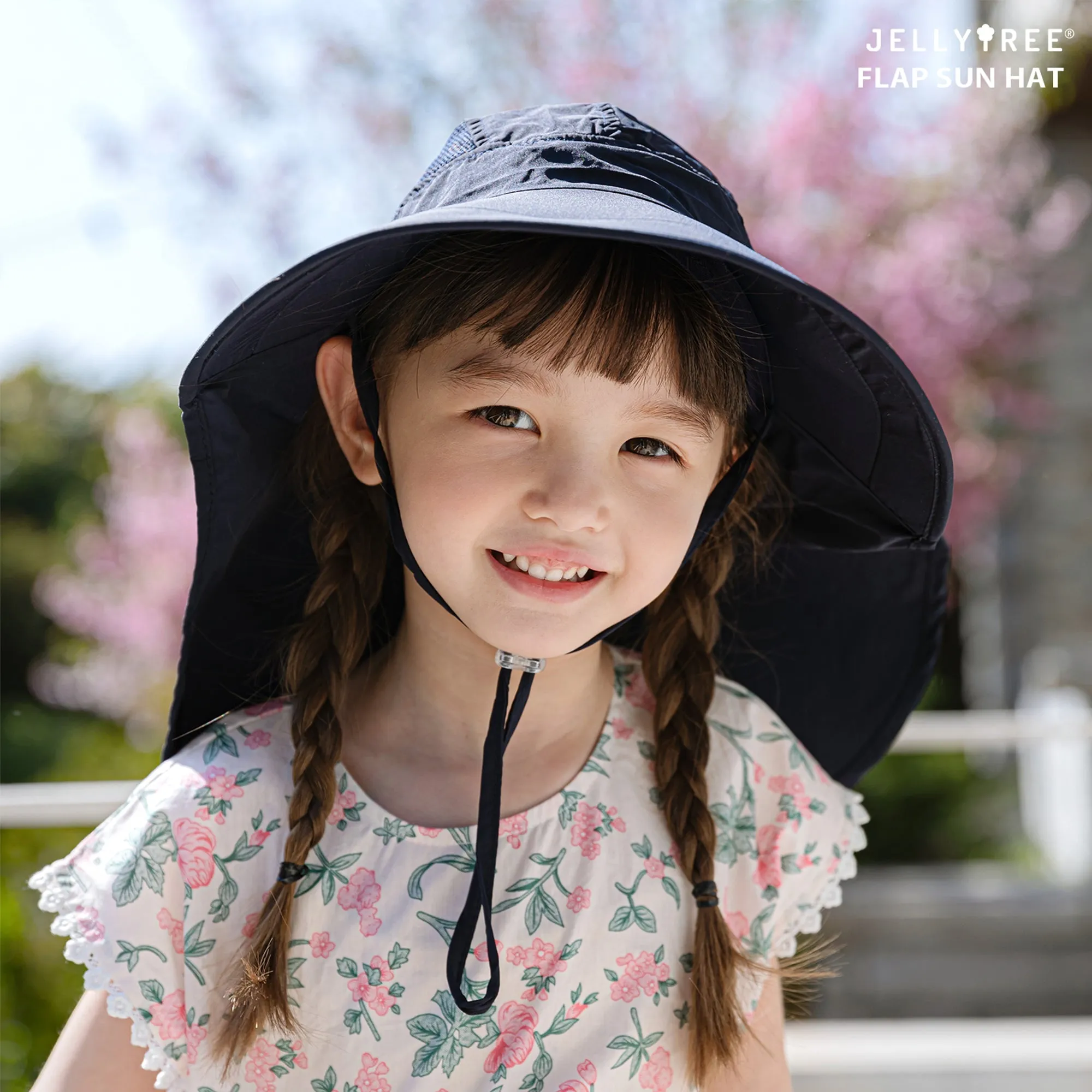 Toddler Sun Hat UPF 50  Wide Brim Kids Baby Beach Gardening Cap | Cream Beige