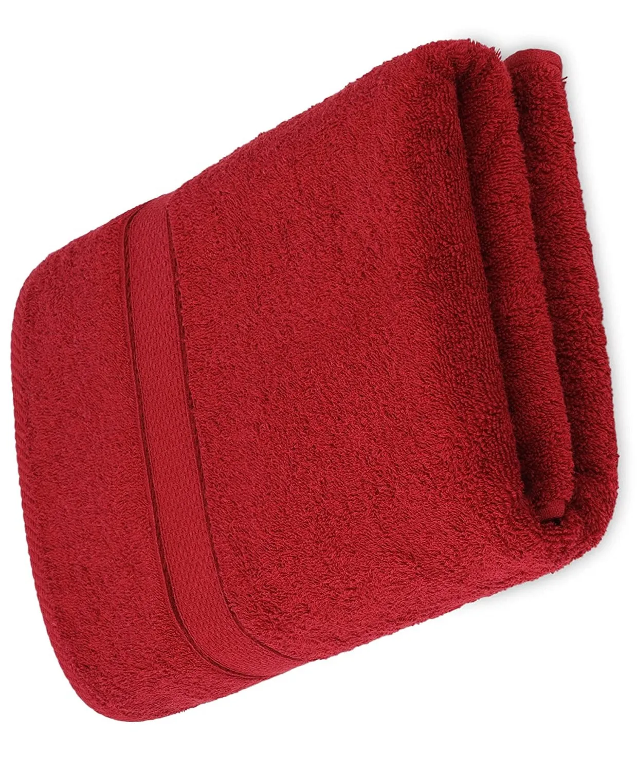 Toro Blu Large Size Face Towel 500 GSM for Men & Women,140x70cm (RED)