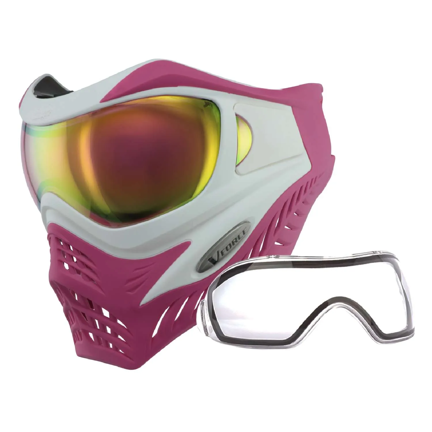 V-Force Grill SE Paintball Mask Goggle - Limited Edition Pink Warrior w/ Rose Gold HDR Lens