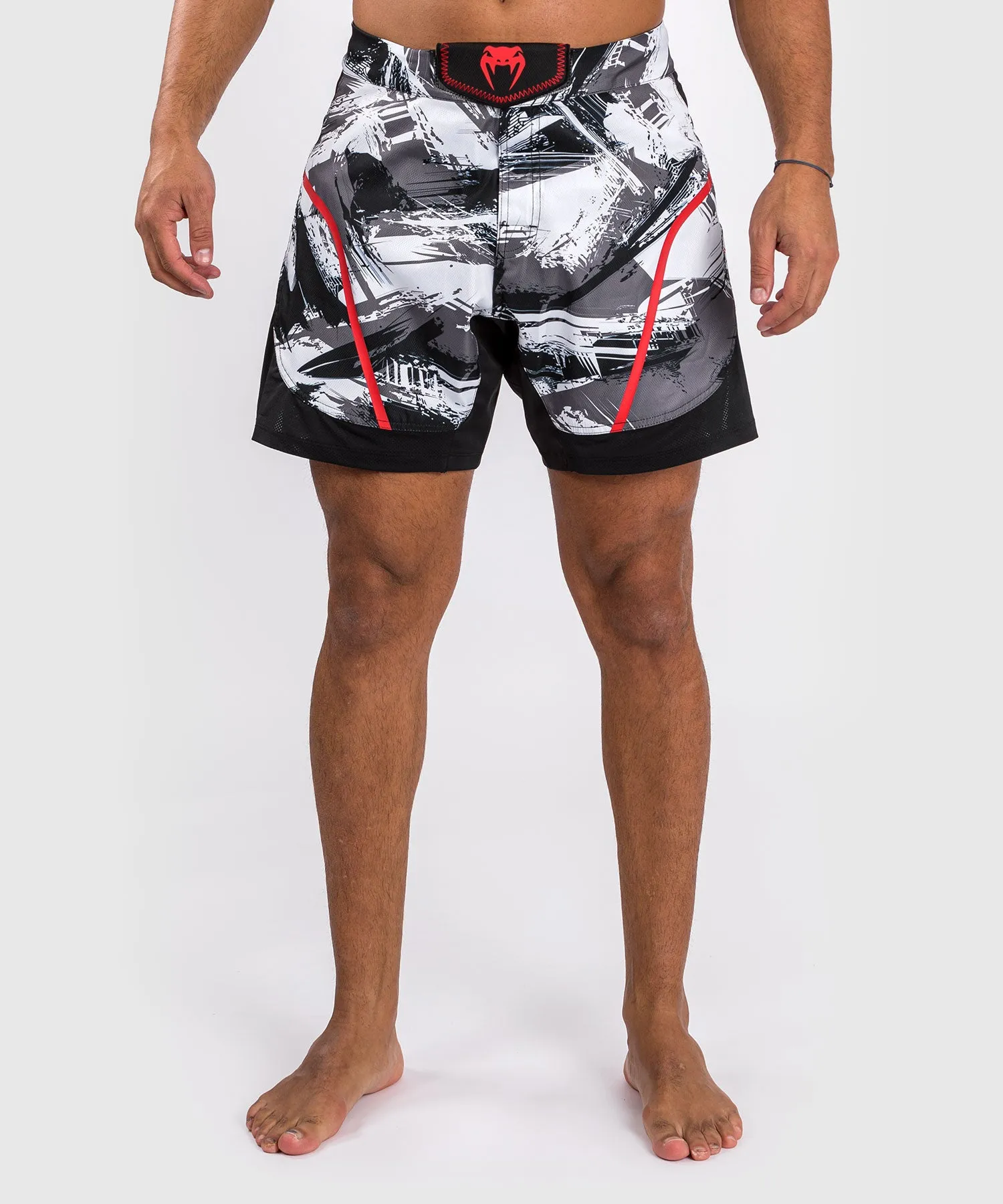 Venum Electron 3.0 Fight Shorts - Grey/Red