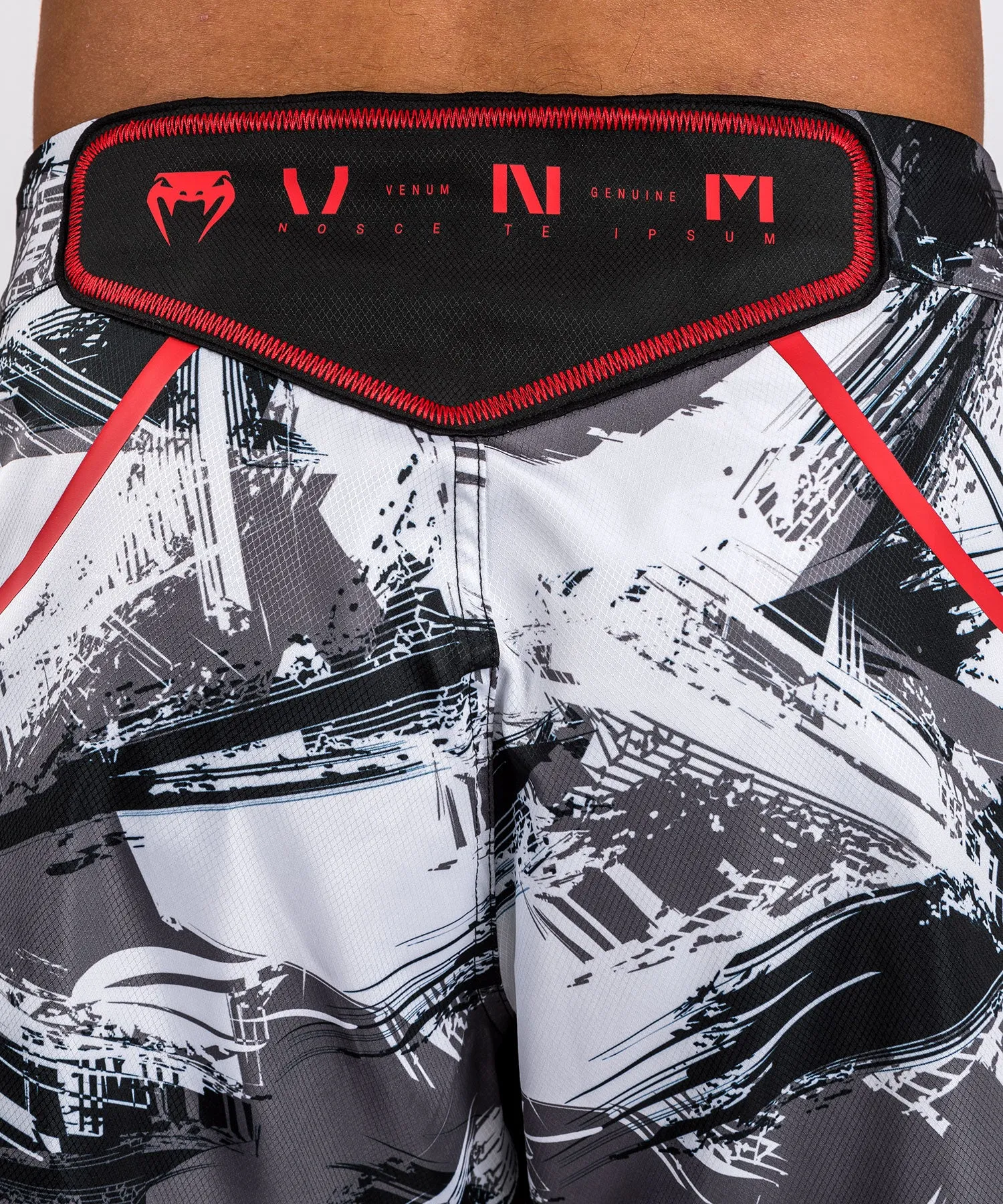 Venum Electron 3.0 Fight Shorts - Grey/Red