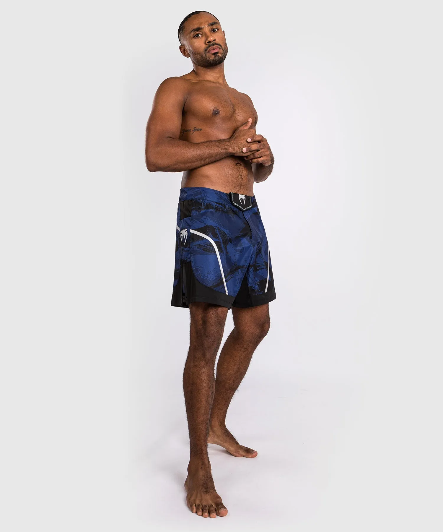 Venum Electron 3.0 Fight Shorts - Navy Blue