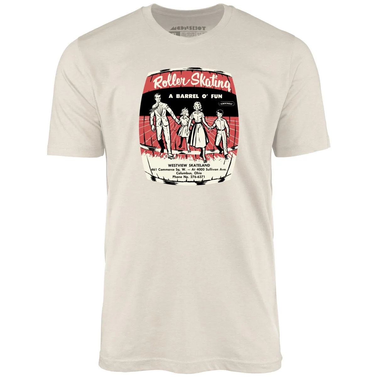 Westview Skateland - Columbus, OH - Vintage Roller Rink - Unisex T-Shirt