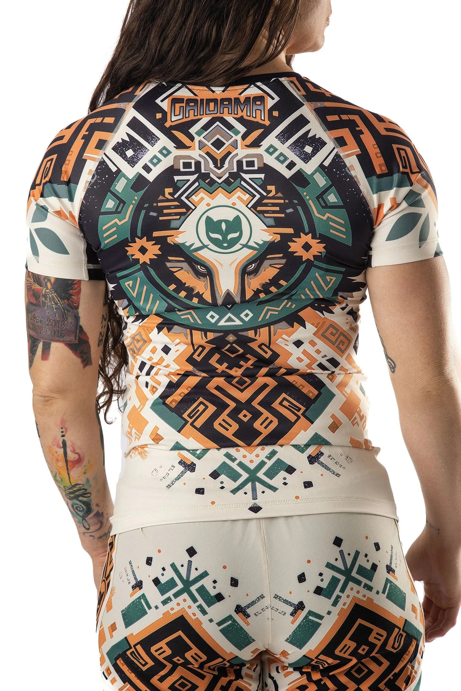 Women's Desert Relic Jiu Jitsu Art Wear Rashguard - Short Sleeve